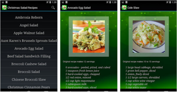 Salad Recipes App screenshot